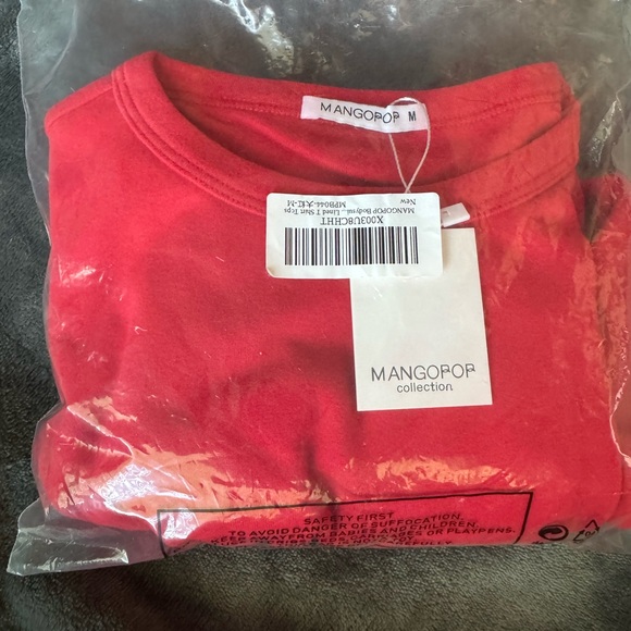 Women's Red Long Sleeve Bodysuit - Picture 6 of 8